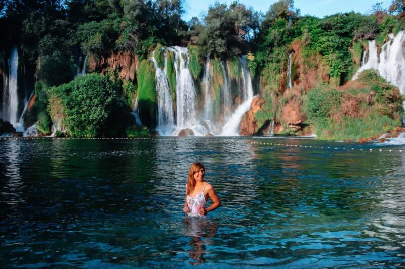 Sarajevo: Kravica Falls Swimming Tour with Mostar & Konjic - Key Points