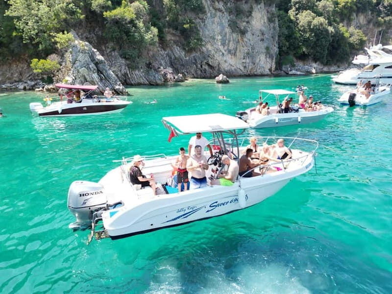 Saranda: Boat Trip to 6 Spots + Free Drink & Free Umbrellas - Key Points
