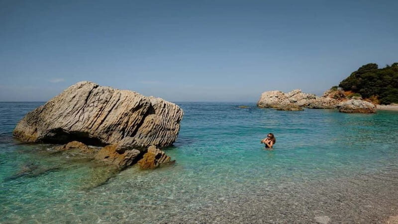 Saranda:Kroreza Bay with snorkelling,&umbrellas - Considerations and Recommendations