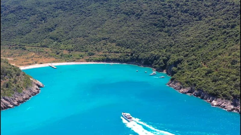 SARANDE:IOANIAN COST HIDDEN BEACHES CAVES TOUR&FREE SUN BEDS - Key Points