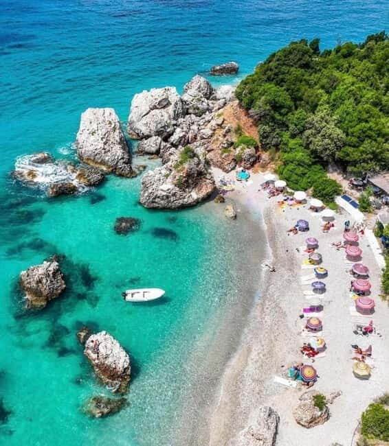 Sarandë:Kroreza Boat Tour with Free Umbrella &Drink - Key Points