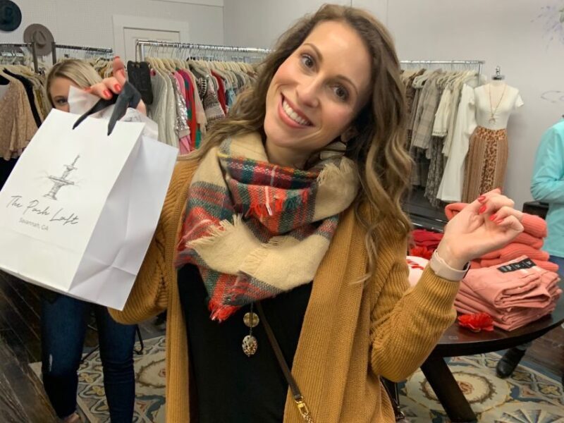 Savannah: Champagne and Shopping Guided Tour - Key Points