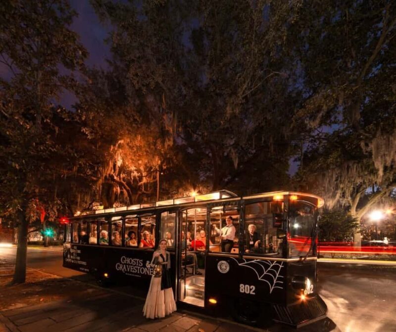 Savannah: Ghost Town Trolley Tour - Key Points