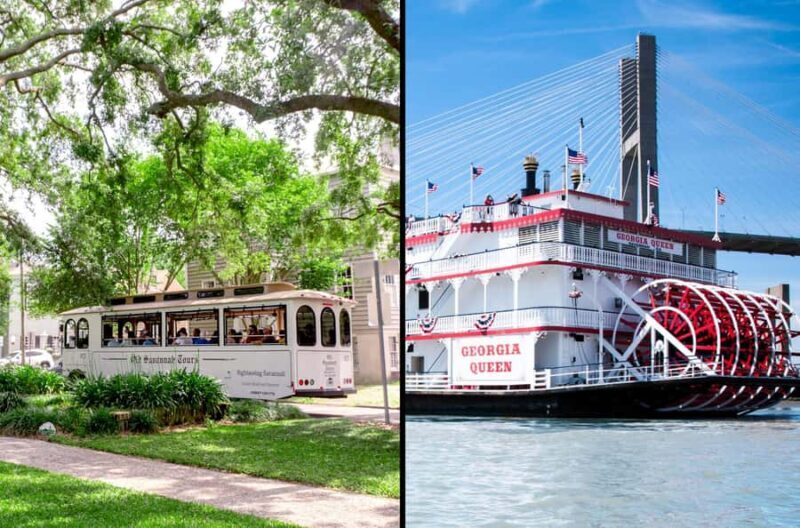Savannah: Harbor Cruise and Historic Trolley Tour Combo - Key Points