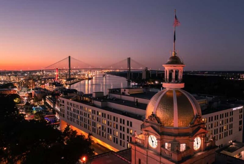 Savannah: Sunset Dolphin Watching Eco Tour by Boat - Key Points