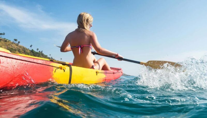 SCALA DEI TURCHI: 1-hour rental 2-seater KAYAK and 1-seater STAND UP PADDLE - Key Points