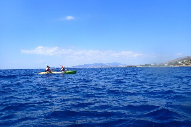 Sea Kayak Athens Riviera adventure - Enjoying Greek snacks and relaxing moments