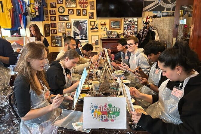 Seasonal Japanese Culture Osaka Paint and Wine Experience - Practical Details and Considerations