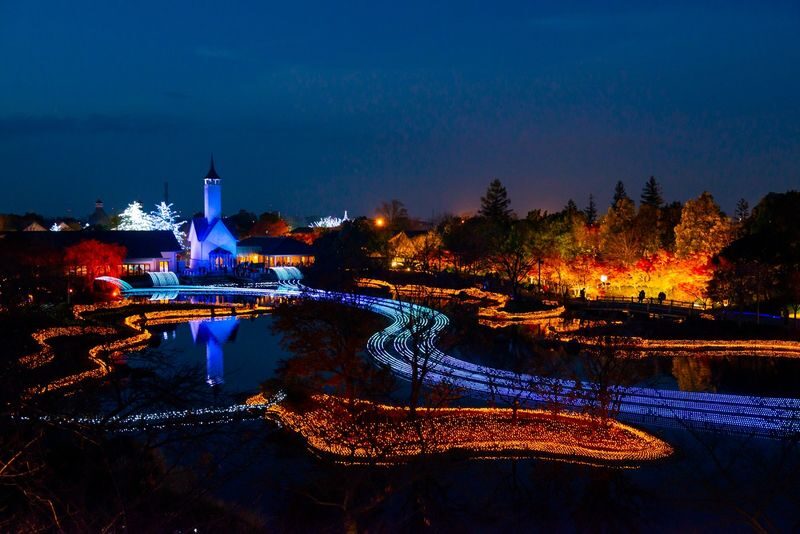 Seasonal Strawberry Picking, Nabana no Sato Illuminations & Outlet Shopping Tour from Osaka - Making sense of the Aqua Ignis stop