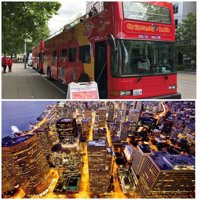 Seattle: Hop-on Hop-off Bus Tour and Sky View Observatory - Major Stops and Highlights