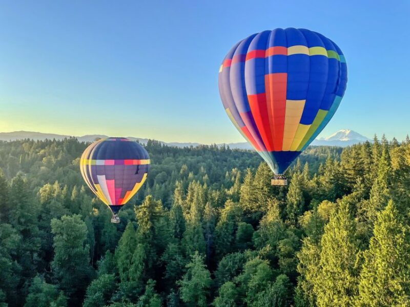 Seattle: Mt. Rainier Sunset Hot Air Balloon Ride - Key Points