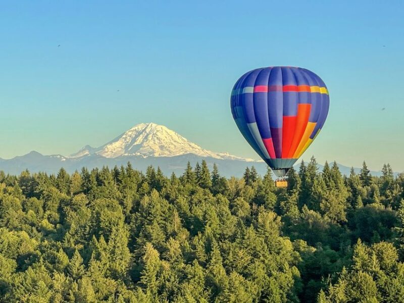 Seattle: Mt. Rainier Sunset Hot Air Balloon Ride - Considerations Before Booking