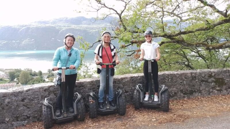 Segway hike 2h00 Aix les Bains between lake and forest - Key Points