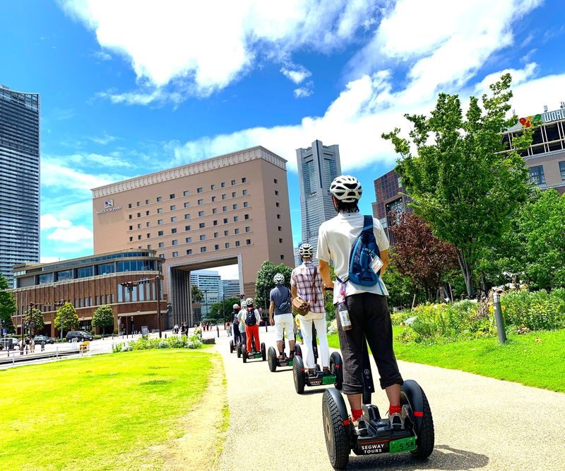 Segway Tour in Yokohama - Getting started at APA Hotel & Resort Yokohama Bay Tower