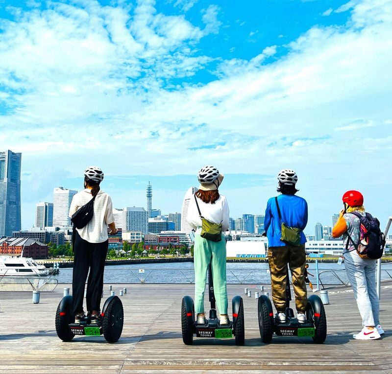 Segway Tour in Yokohama - Seeing Yokohama from the bayfront