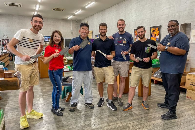 Seki: Create Your Own Hand-Designed Damascus Japanese Knife - From Sekitomioka Station to the workshop