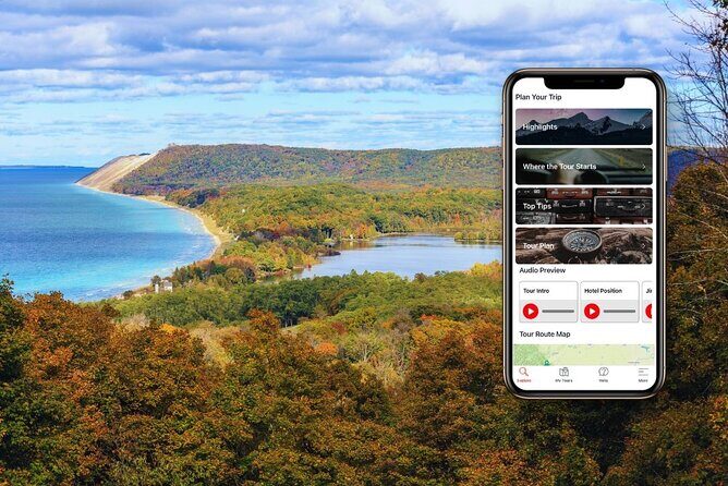 Self-Guided Audio Driving Tour in Michigan Lakeshore, M-22 - Key Points