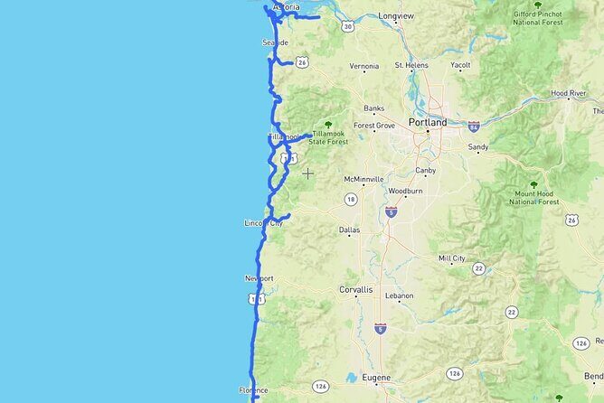 Self-Guided Audio Driving Tour in Oregon Coast - Key Points