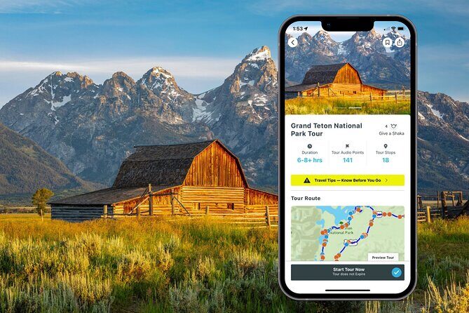Self-Guided Grand Teton National Park Driving Tour - Key Points