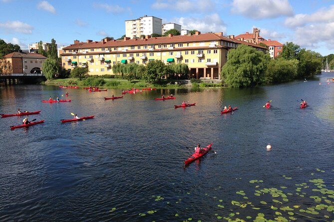 Self-Guided Kayak Adventure In Central Stockholm (Two-man kayak) - Exploring the Waterways of Stockholm