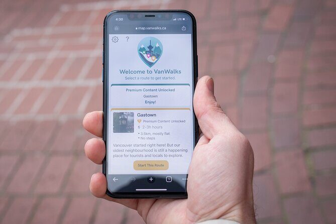 Self-Guided Smartphone Walking Tour of Gastown - In-Depth Review of the Self-Guided Gastown Tour