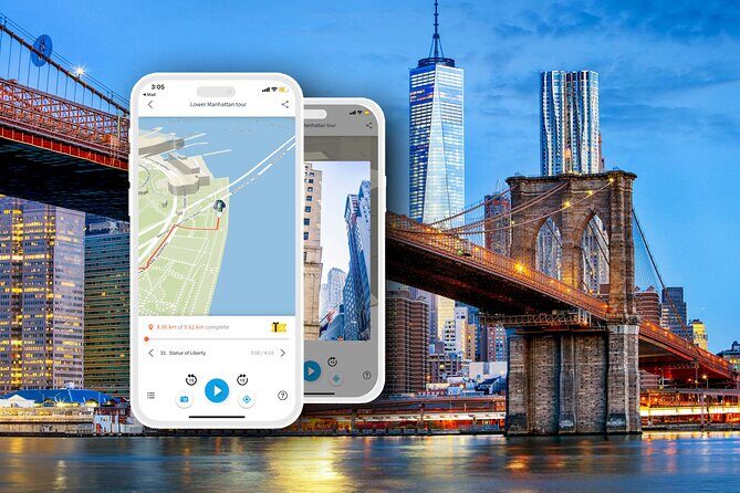 Self Guided Walking Audio Tour of Lower Manhattan, New York - Key Points