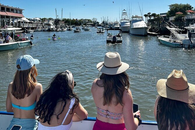 Semi Private Party Boat Cruise Shem Creek to Charleston Harbor - Key Points