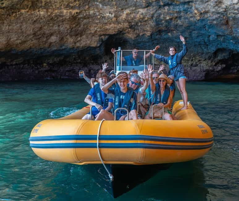 Semi - Rígido Tour to Benagil Caves from Portimão - An Authentic Dive into Algarve’s Stunning Coastline