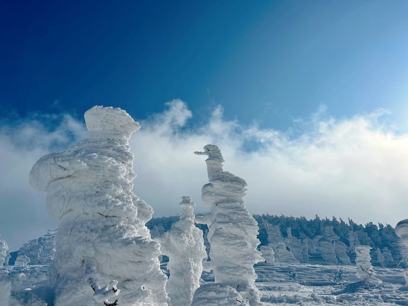 Sendai Zao Snow Monsters & Ginzan Onsen Day Tour - The road time is part of the calculation