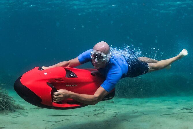 Session of 30 minutes of Unique Sensations in Underwater Scooter - Key Points