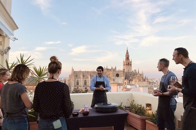 Sevilla: Panoramic Highlights Rooftop Tour & Paella Cooking Class - Detailed Review of the Experience