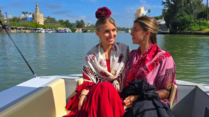Seville from the River: Electric water taxi ride, TAXI SHIP. - Discover Seville from the Water with the Electric Taxi Ship