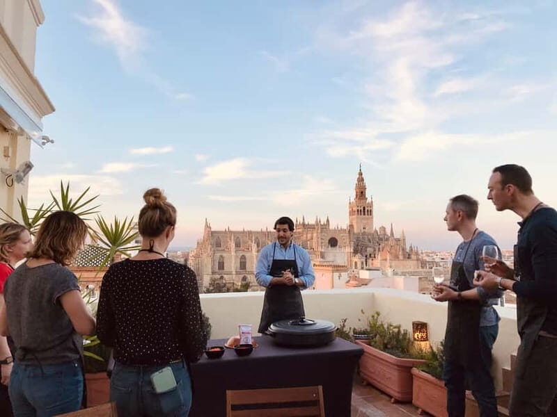 Seville: Private Paella Cooking Class with Cathedral Views - Seville: Private Paella Cooking Class with Cathedral Views