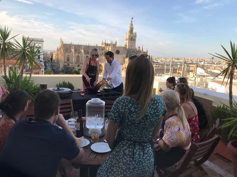 Seville: Private Paella Cooking Class with Cathedral Views - What’s Included and What’s Not