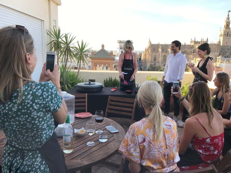 Seville: Private Paella Cooking Class with Cathedral Views - Practical Details and Tips