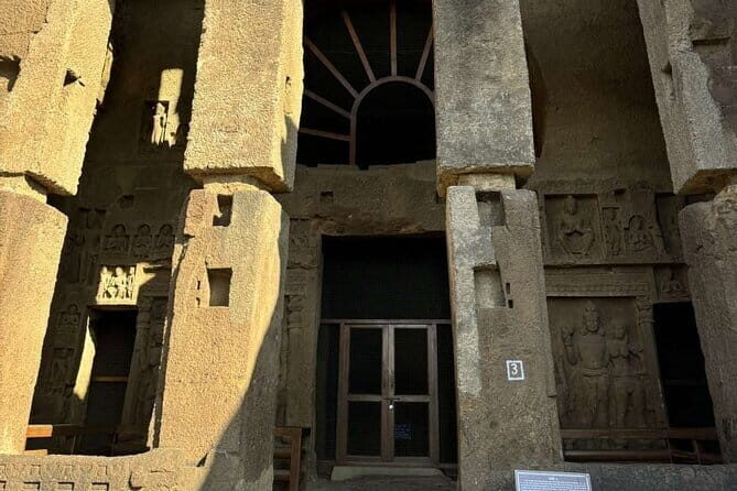 SGNP Wildlife+Kanheri Caves+Tiger Safari+Tribal Village+Temple - The Kanheri Caves: Ancient Art and Spirituality Carved in Stone