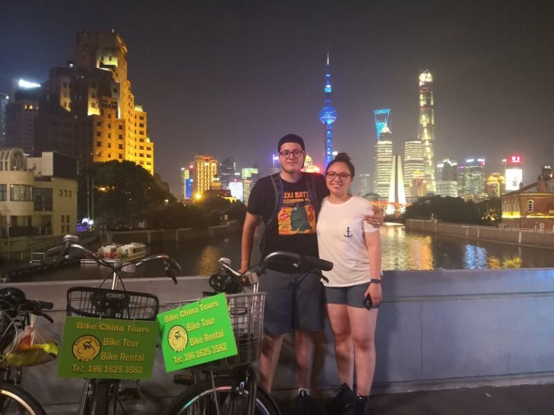 Shanghai: 4-Hour Nightlife Adventure & Tasting Bike Tour - Detailed Breakdown of the Itinerary
