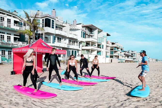 Shared 2 Hour Small Group Surf Lesson in Santa Monica - Key Points