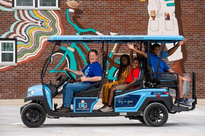 Shared Golf Cart Tour of Bentonville, Arkansas - A Relaxed and Insightful Way to Discover Bentonville
