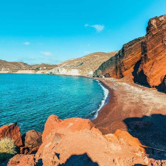 Shared Morning Cruise around Santorini's best beaches - Key Points
