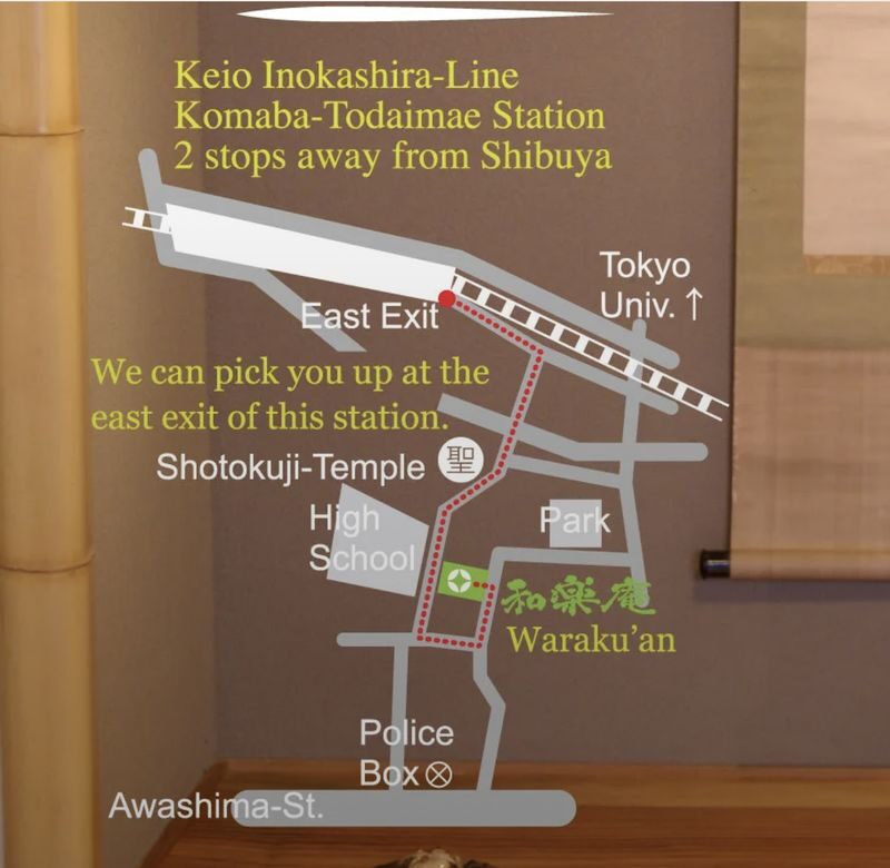 Shibuya: Private Tea Ceremony with a Master in a Local Home - Finding the address and planning your visit