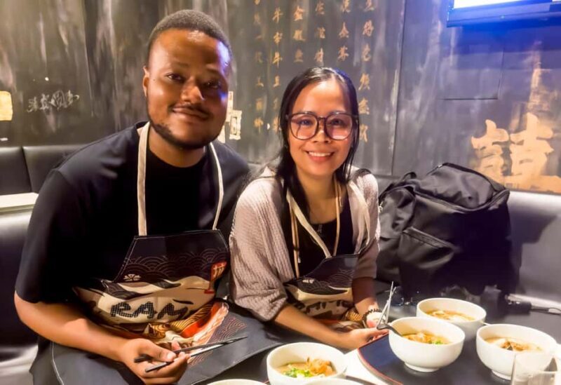 Shibuya : Ramen Dojo Tokyo| Make All 3 (Tonkotsu/Shoyu/Miso) - The Location and Setting