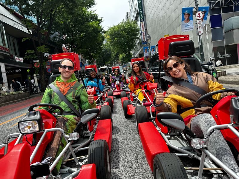 Shibuya Street Go-Kart Experience by Original Street Kart Shibuya - Costumes, photos, and the small extras