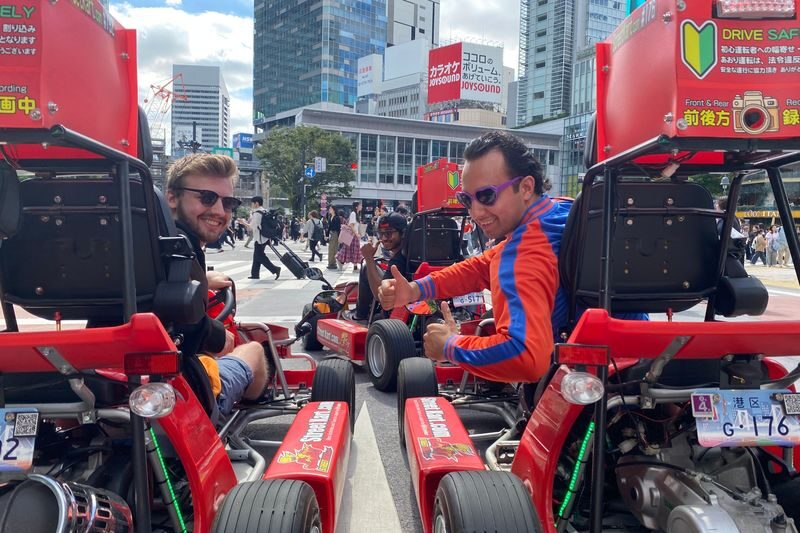 Shibuya Street Go-Kart Tour by Original Street Kart Shibuya Annex - Harajuku and Omotesando from the driver’s seat
