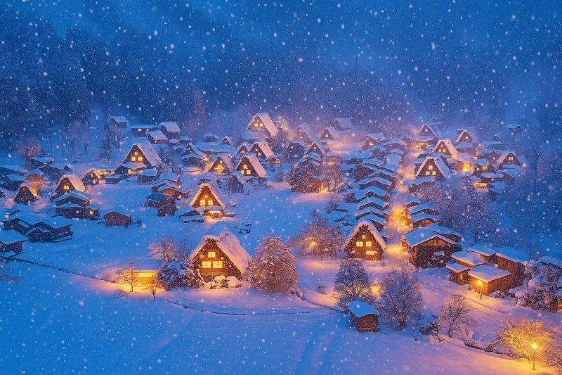 Shirakawa-go Winter Illumination & Hida Takayama Full-Day Tour - What to expect at Shirakawa-go
