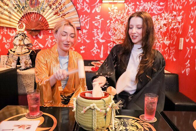 SHOGUN BAR Tokyo: Samurai Cosplay, Sake Ceremony & Karaoke Night - The Experience in Detail