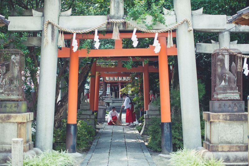 Shrine-Maiden Experience in Kyoto - A quiet shrine setting and a little time for photos
