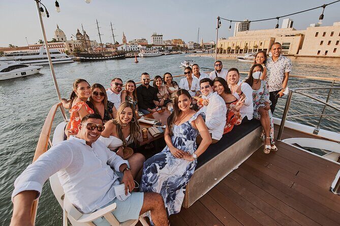 Sibarita Master 85' luxury 90 min Sunset Tour Open Bar - A Closer Look at the Cartagena Sunset Cruise