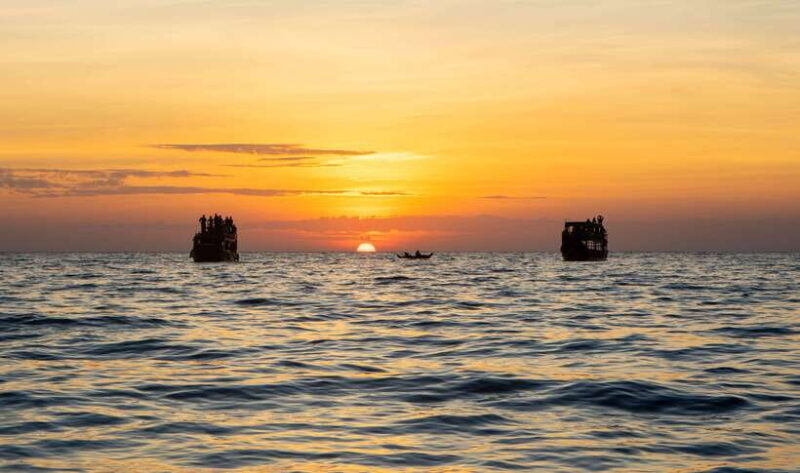 Siem Reap: Floating Village Sunset Boat Guided Vespa Tour - Key Points