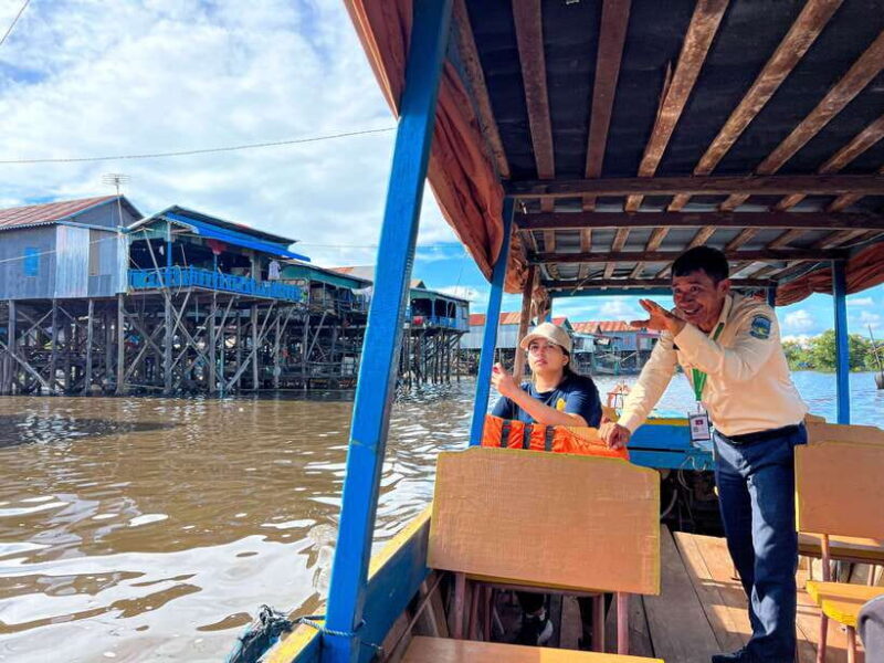 Siem Reap: Tonle Sap and Kampong Phluk Tour with Street Food - Key Points